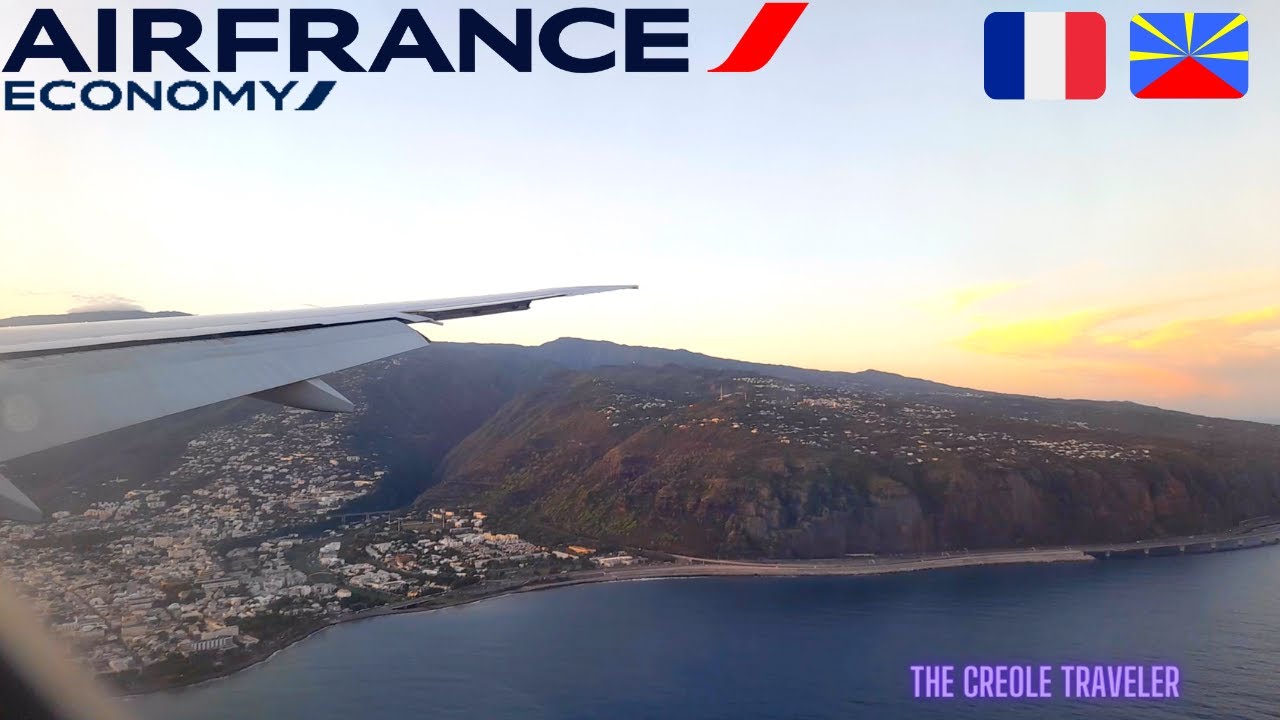 BOEING 777-300ER AirFrance Economy - Paris CDG 🇫🇷 to Saint Denis RUN 🇷🇪(Flight Report)