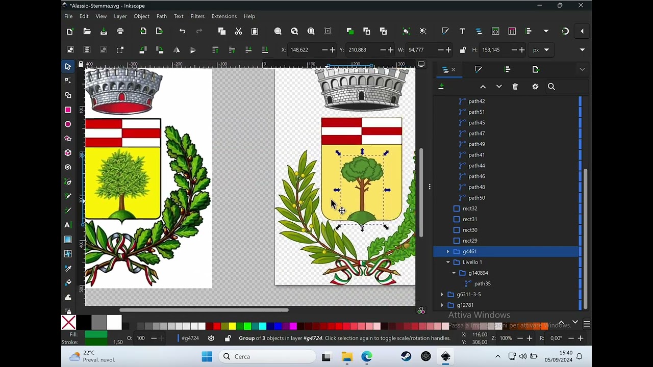 Sodacan Tutorial: How to search for heraldic assets, create a coat of arms, and credit other people