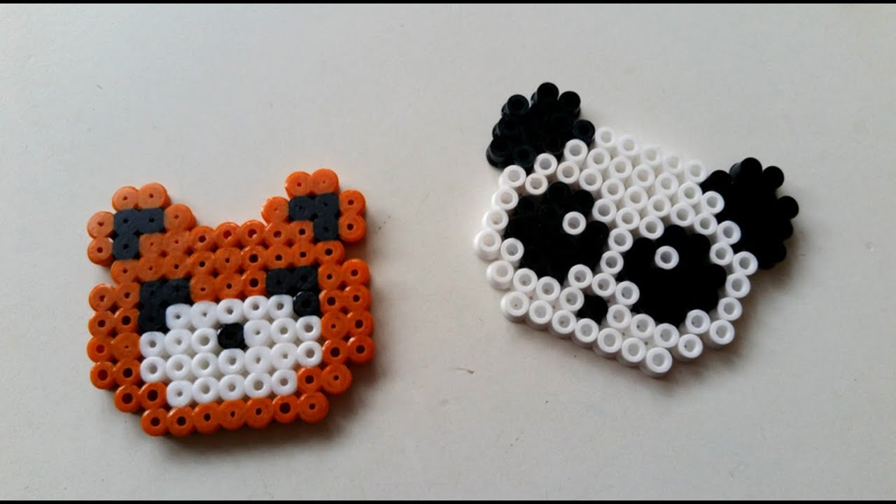 DIY : Panda et Ourson en Perles HAMA