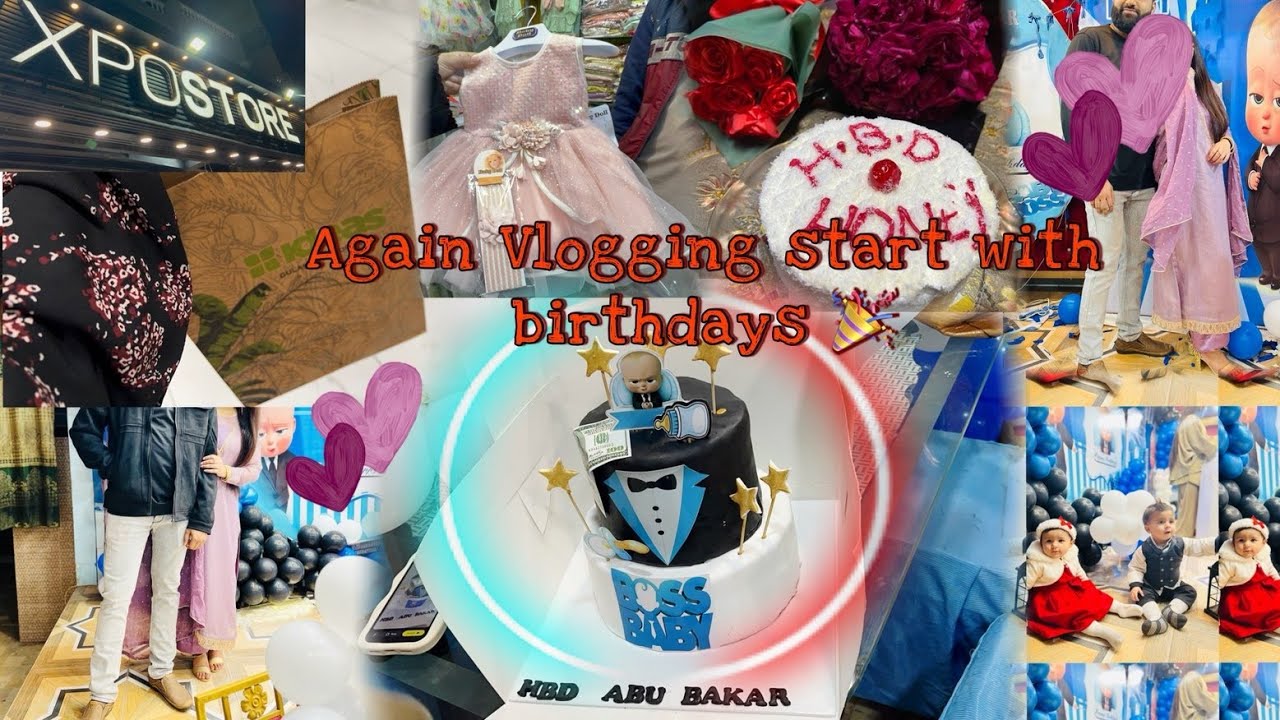 Finally Iam Back on YouTube 😍 Birthday parties Vlog|| Shopping& celebration