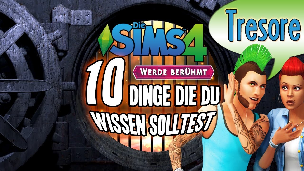 TOP 10 über TRESORE 💵 Die Sims 4 Werde Berühmt