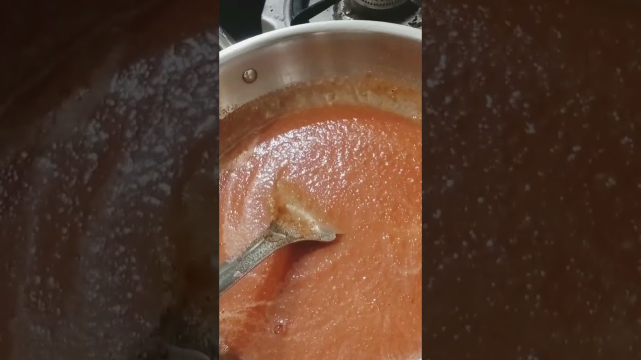 पहली बार टमाटर sos  बनाया घर पर  