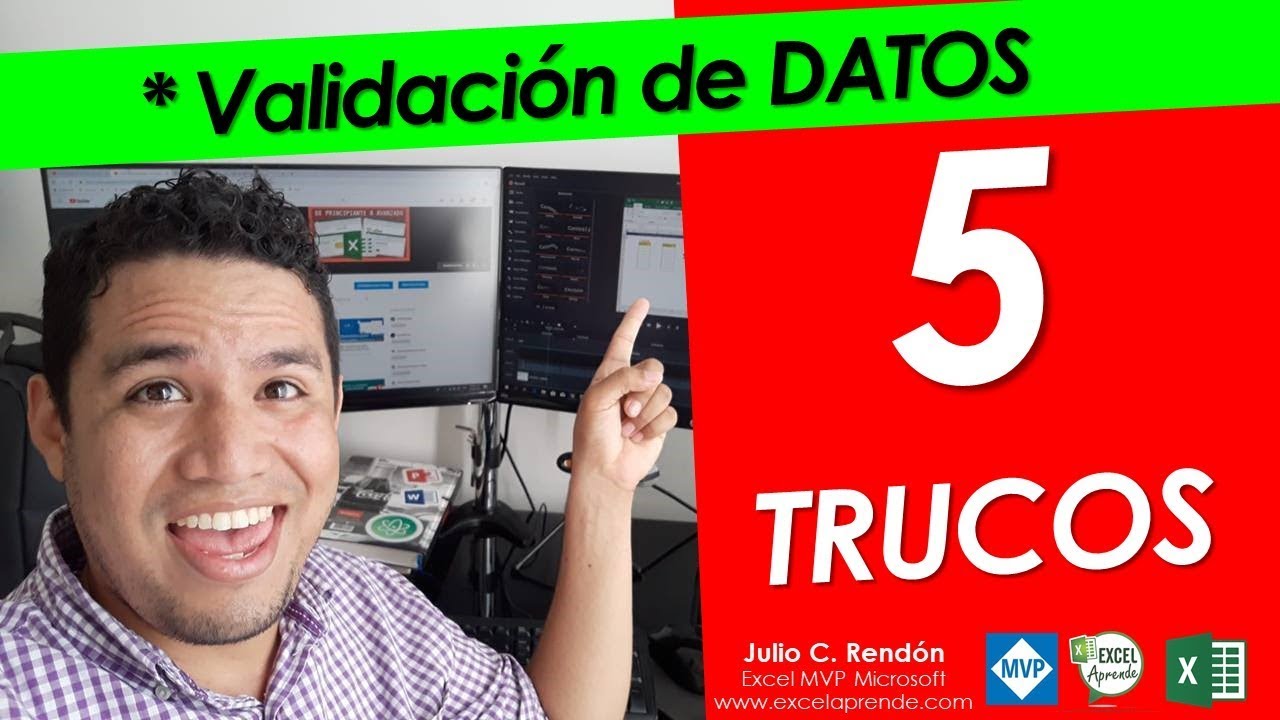 5 Trucos que debes saber sobre la VALIDACIÓN DE DATOS | ExcelAprende