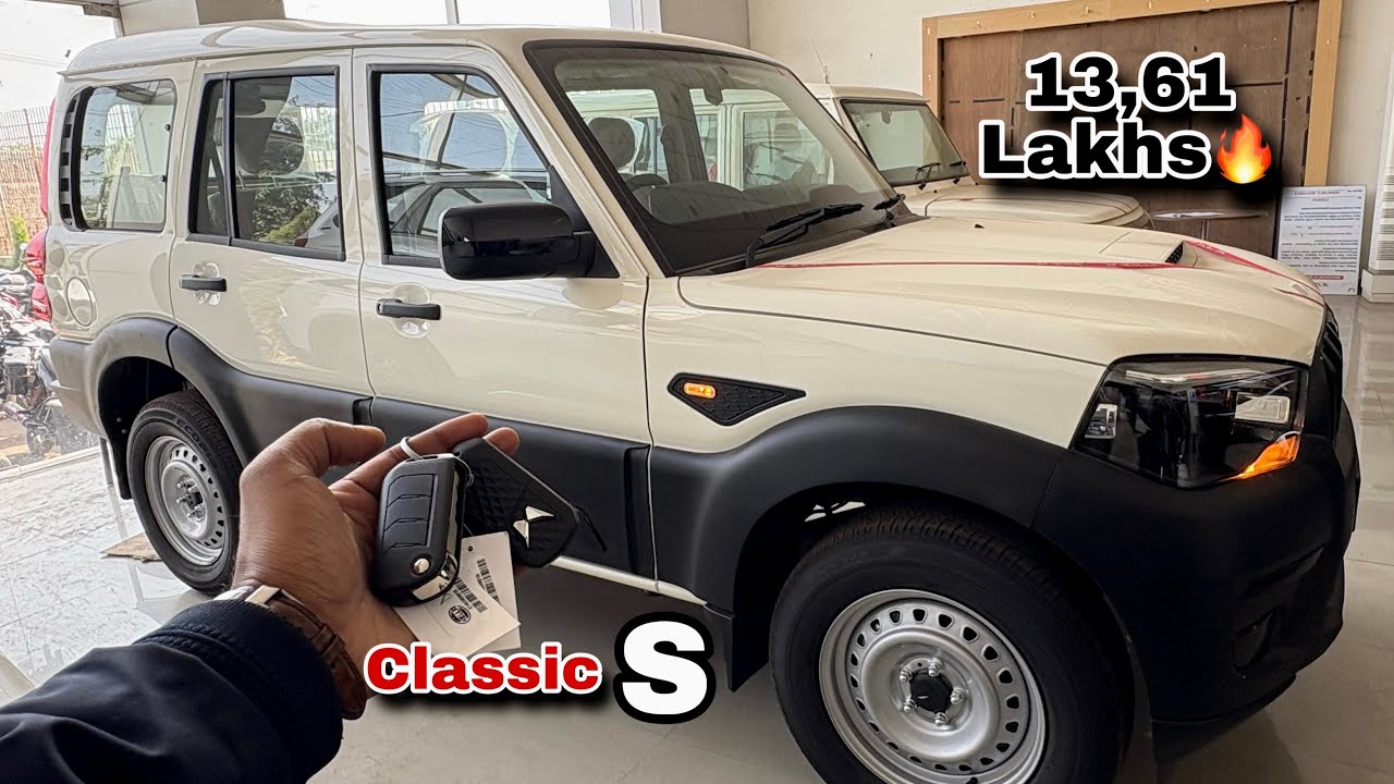 New Mahindra Scorpio Classic S Base Model 2025-New Features,Interiors | Mahindra Scorpio Classic S