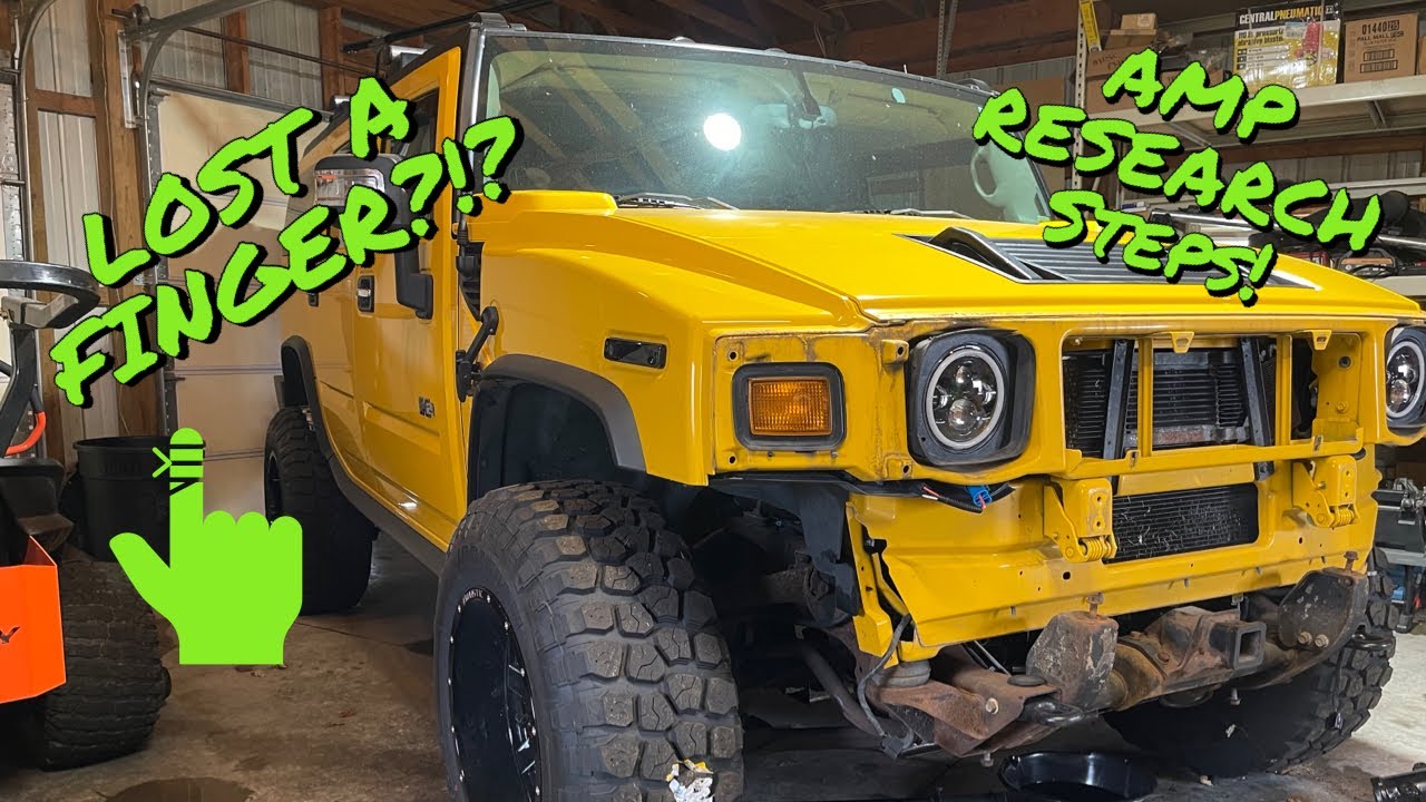 Hummer AMP Research Power Steps