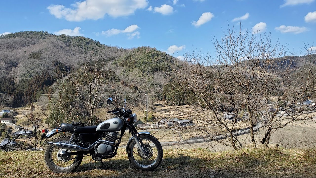 【猪ノ子峠】なんちゃってスクランブラーの初心者オフロード【CL400】