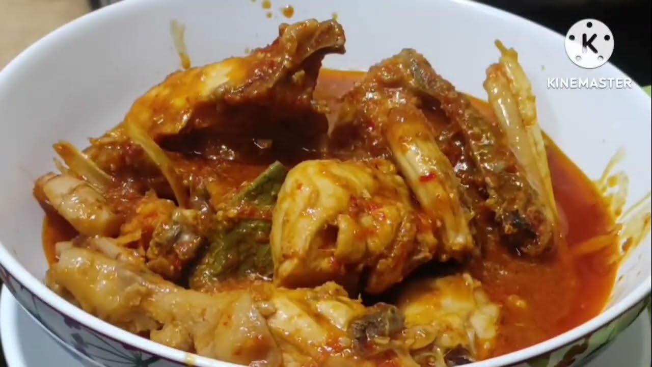 CARA MEMBUAT RESEP AYAM BUMBU MERAH SIMPEL ENAK KUAH NYA GURIH PEDAS DAN KENTAL
