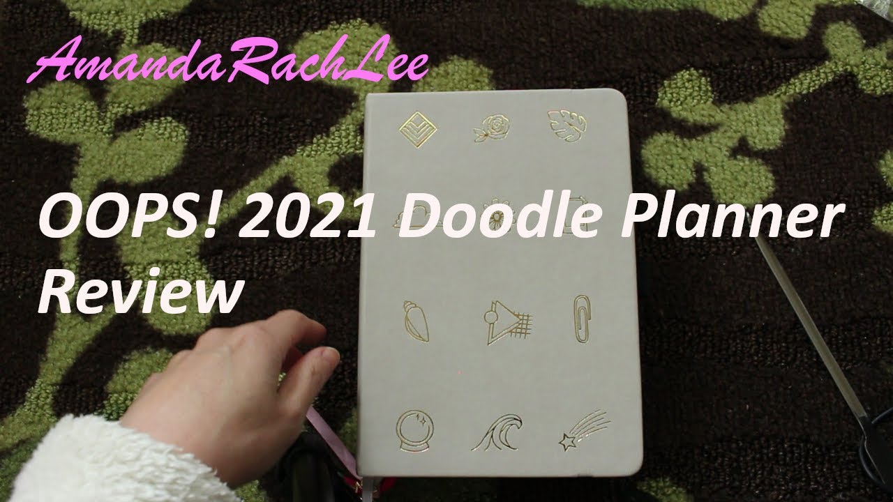 AmandaRachLee OOPS! 2021 Doodle Planner Review