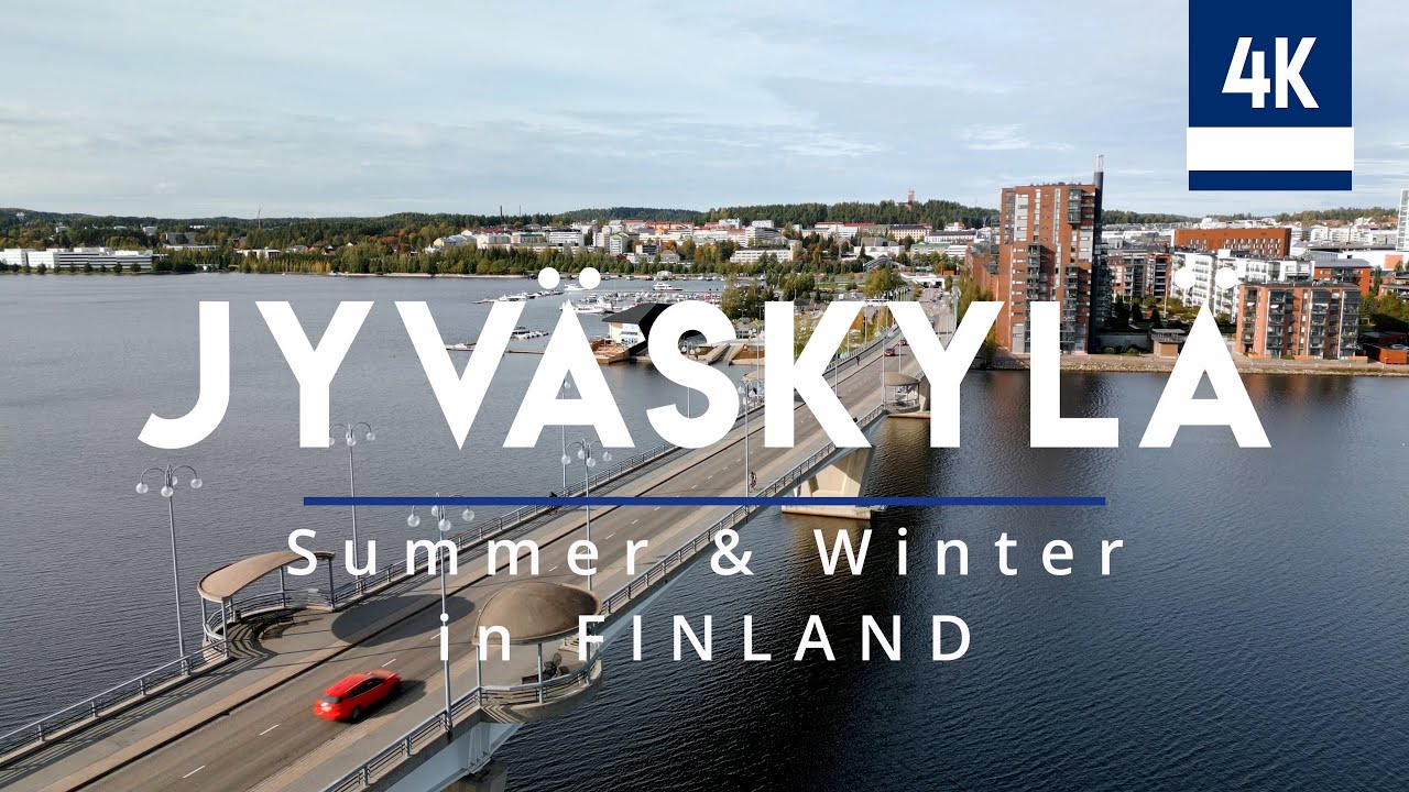 FINLAND 🇫🇮💙 / Summer & Winter in JYVÄSKYLÄ ☀️❄️ / Cinematic Drone Video