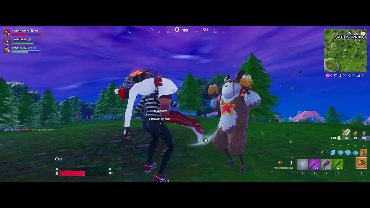 Ich Spiele Fortnite.