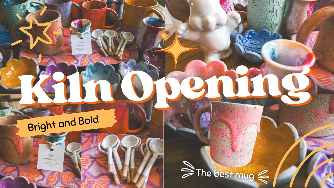 Kiln Opening! Bright & Bold Mugs – Successes & Second Chances