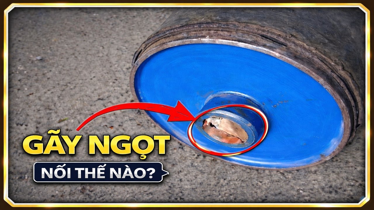 Lô Băng Tải Cao Su Φ200 Bị Gãy Cốt | Giải Pháp Nối Cốt Thực Chiến