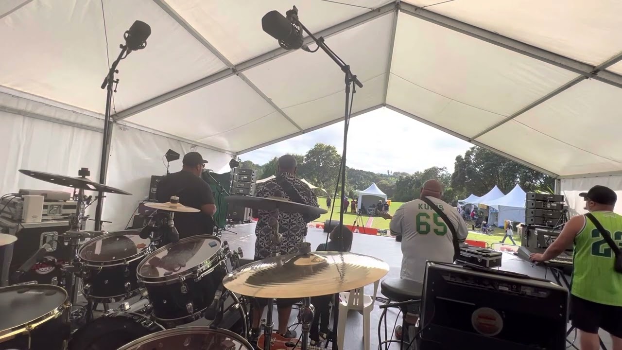 HEIMANA HOUSE BAND - Koe Te Atua/Te Atua - at the Pacifica festival 2022 Cook Island Village🇨🇰