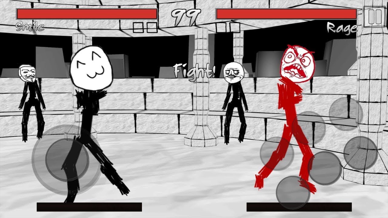 Stickman Meme Fight Android Gameplay