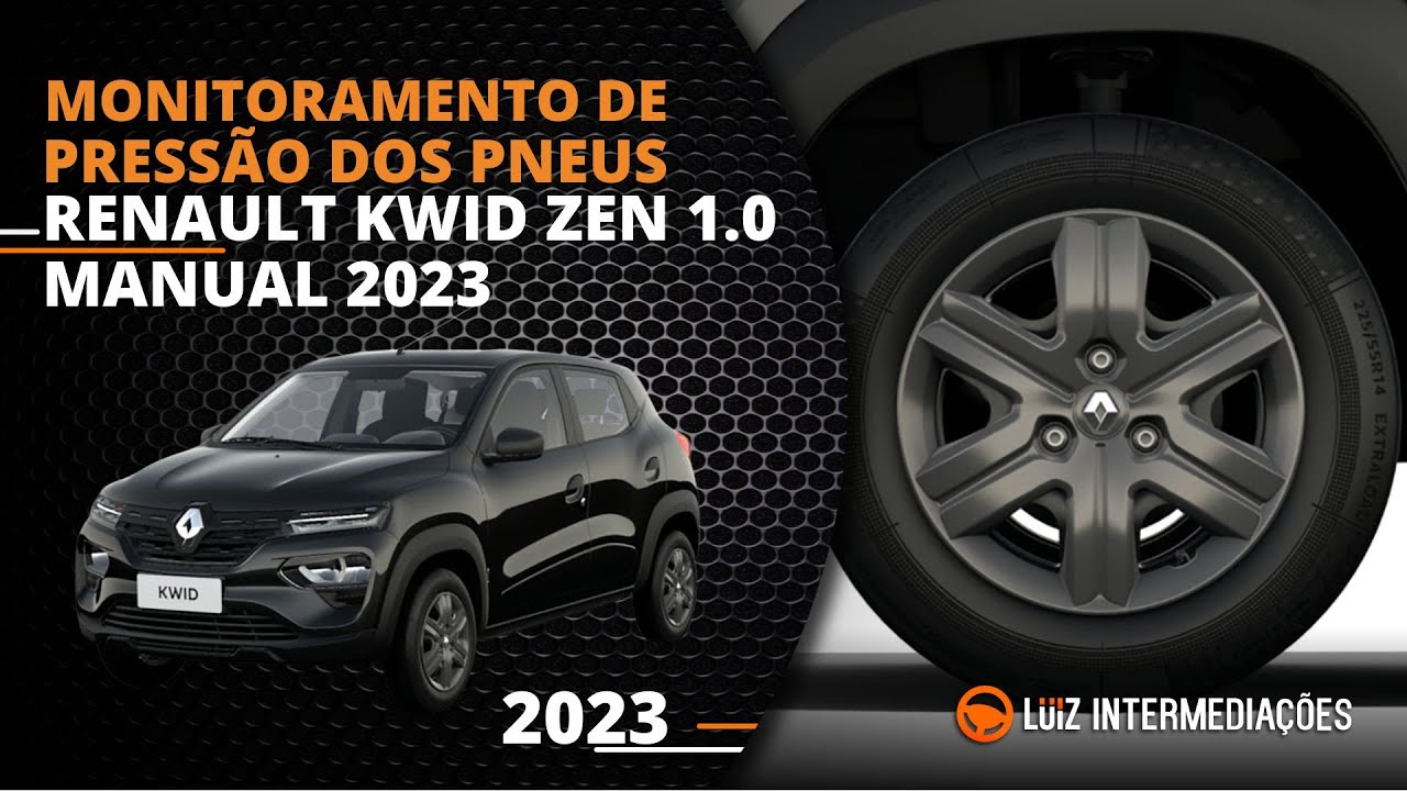 Monitoramento de pressão dos Pneus | RENAULT KWID ZEN 1.0 MANUAL 2023