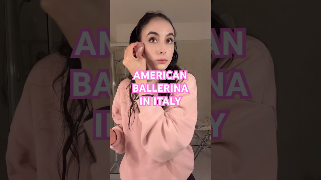 AMERICAN BALLERINA #italy#ballerina#vlog#asmr#comewithme#balletclass#dayinthelife#italian