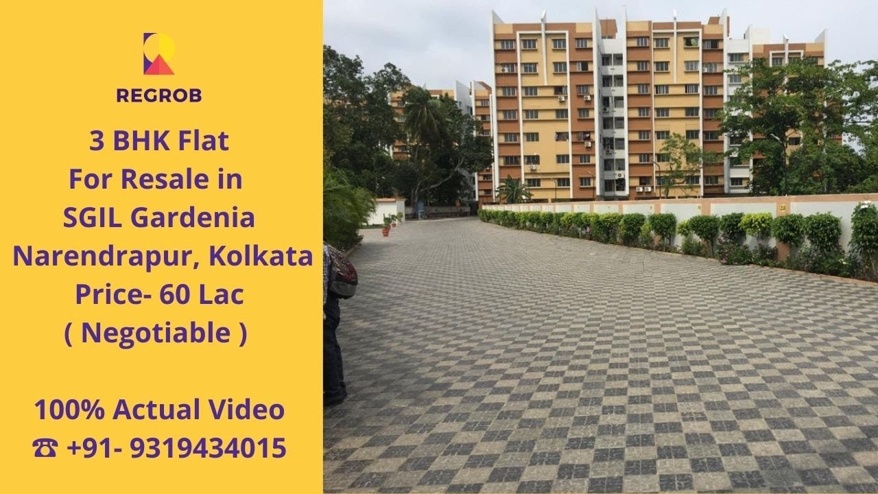 3 BHK Flat For Resale In Narendrapur Kolkata | SGIL Gardenia | ☎️+91-9319434015 | Actual Video