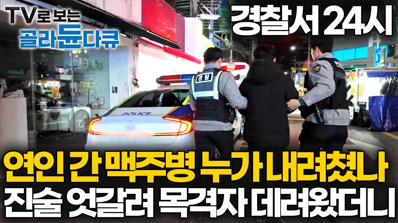 술이 문제다, 맞은 사람은 있는데 때린 사람은 없단다. 먹자골목에서 일어난 음주 관련 폭행 사고들, 24시간 쉴 틈 없는 수유동 경찰서의 하루｜PD로그｜#골라듄다큐