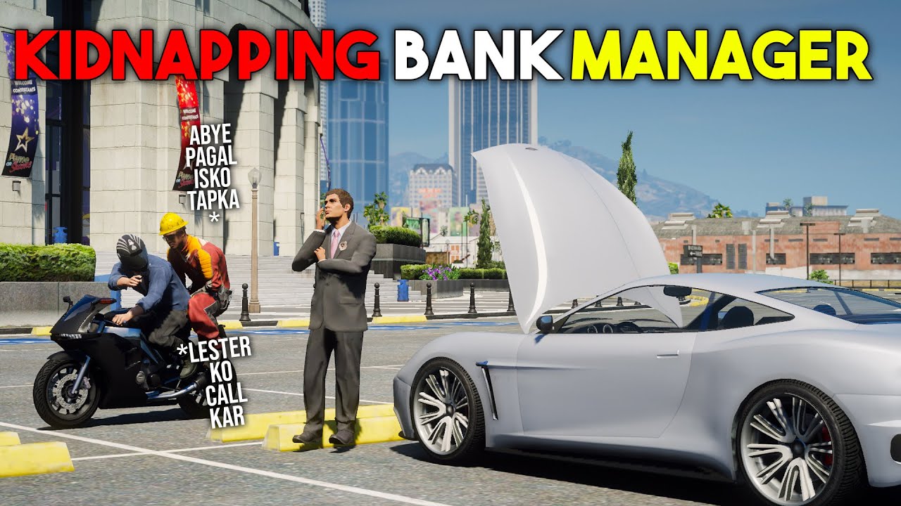 MICHAEL AND LESTER KIDNAPPING BANK MANAGER | RICH LIFE SERIES EP#22 | GTA 5 PAKISTAN