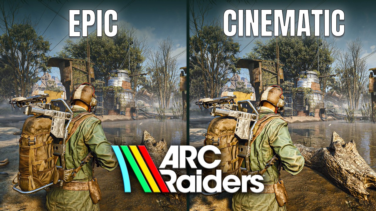 ARC RAIDERS: Epic vs Cinematic Settings | Graphics Comparison