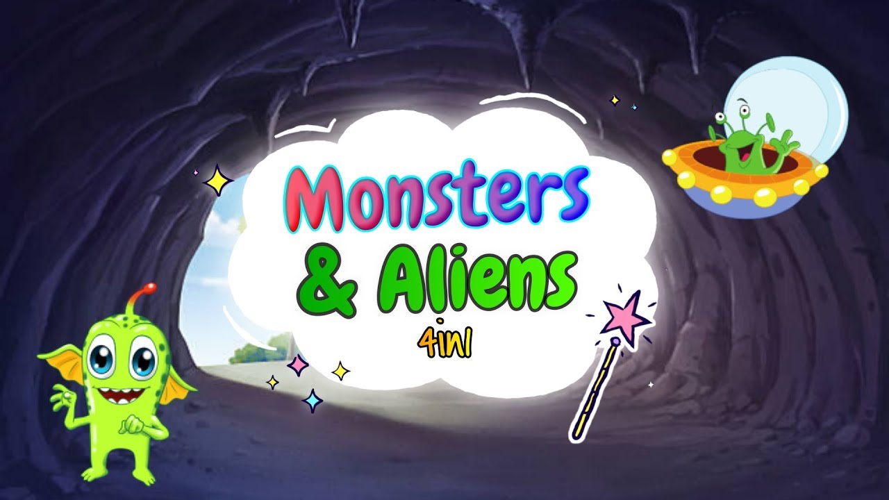 Sleep Meditation for Kids | MONSTERS & ALIENS 4in1 | Sleep Story for Children