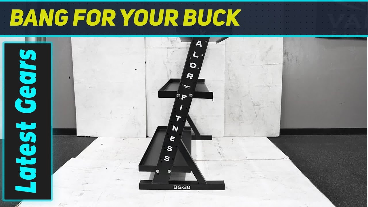 Valor Fitness Adjustable 3-Tier Storage Rack: The Ultimate Home Gym Organizer!