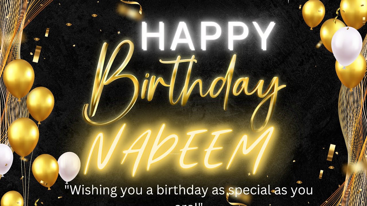 Happy Birthday Nadeem 🥳🎈| Happy Birthday To You 🎁🎂 | Birthday Song |Whatsapp status | Dj Remix music