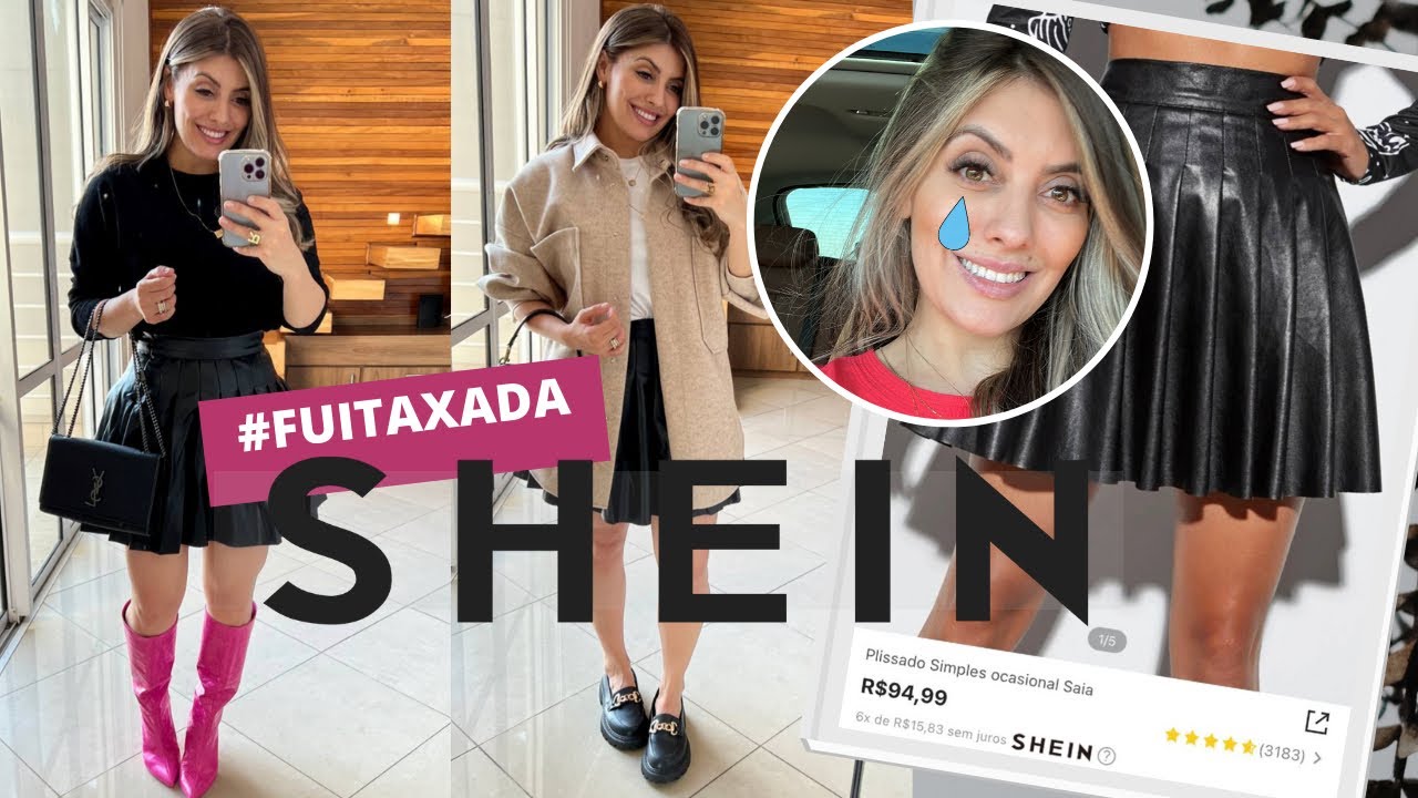 COMPRINHAS SHEIN, Fui TAXADA SHEIN e PROVADOR SHEIN