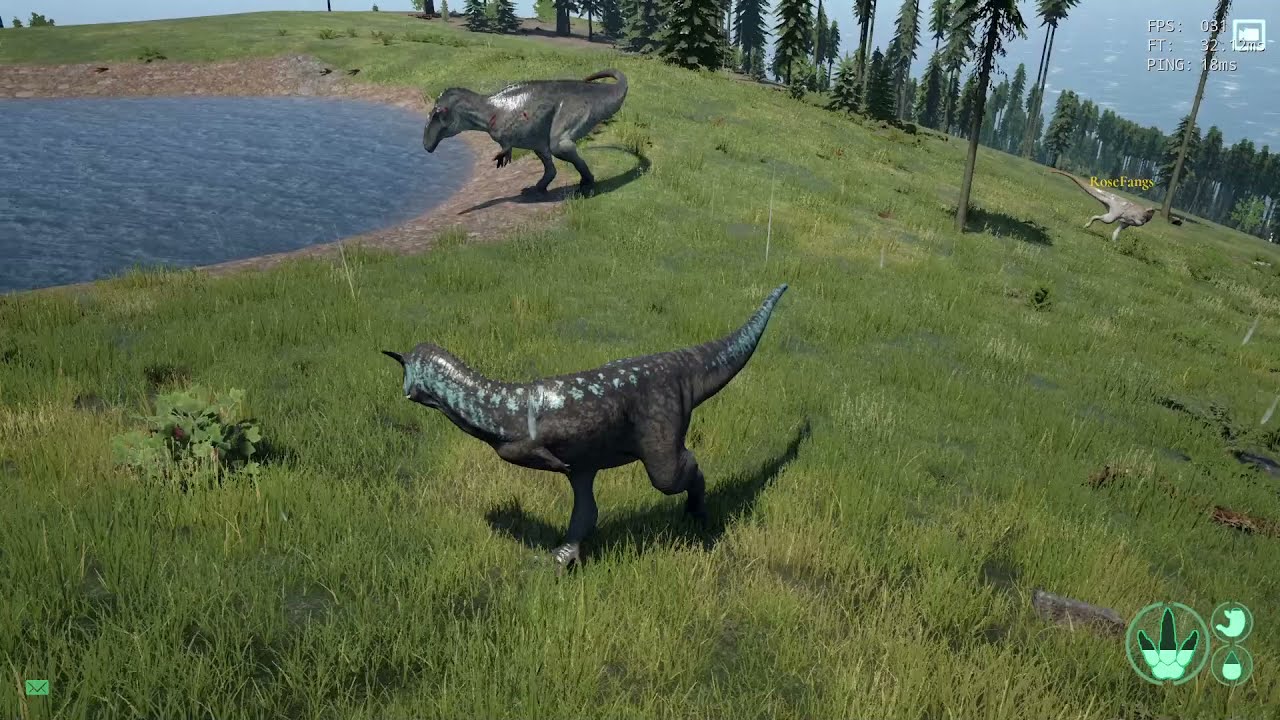 Carno vs Acro - 2v1 - The Isle Legacy Gameplay