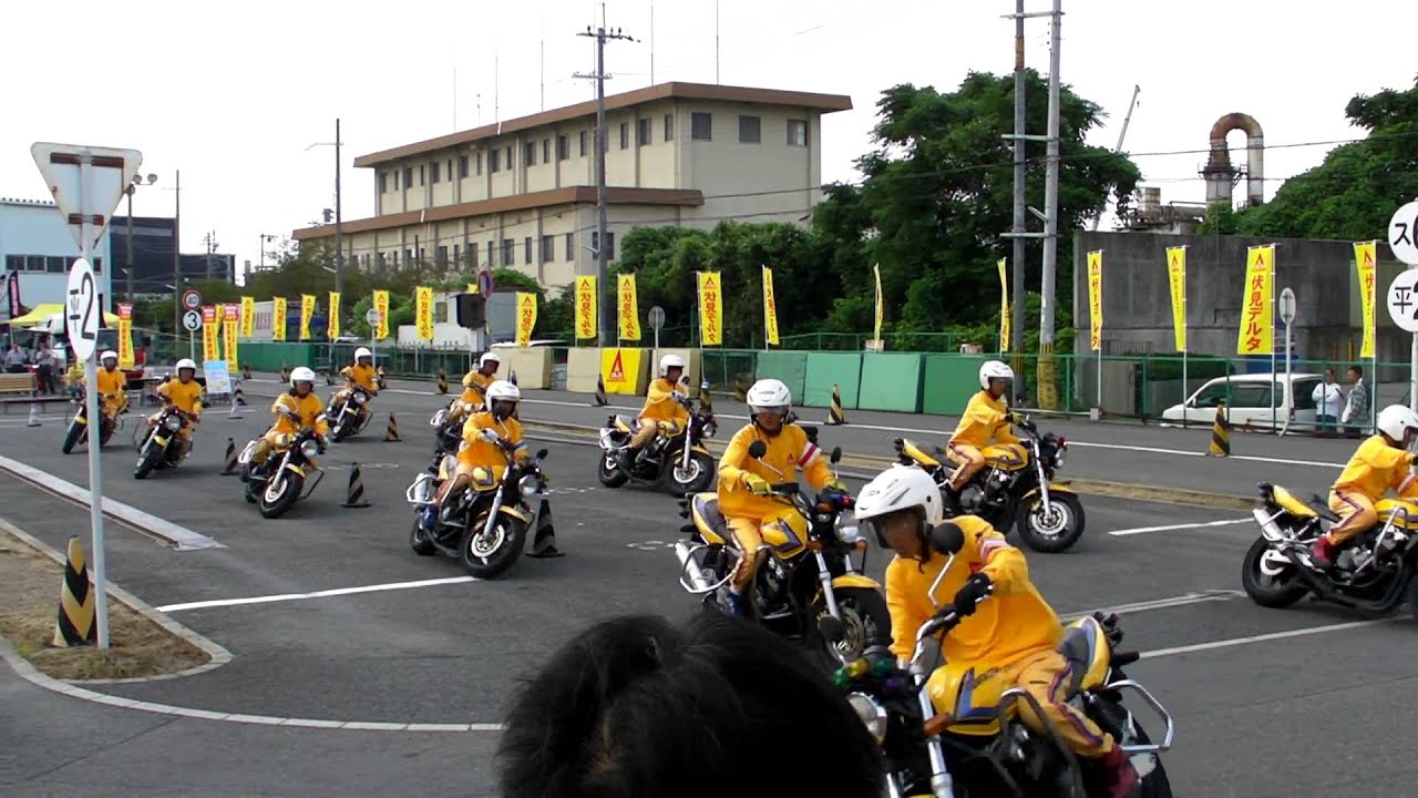 伏見デルタ教習所　デルタ祭　バイクパレード