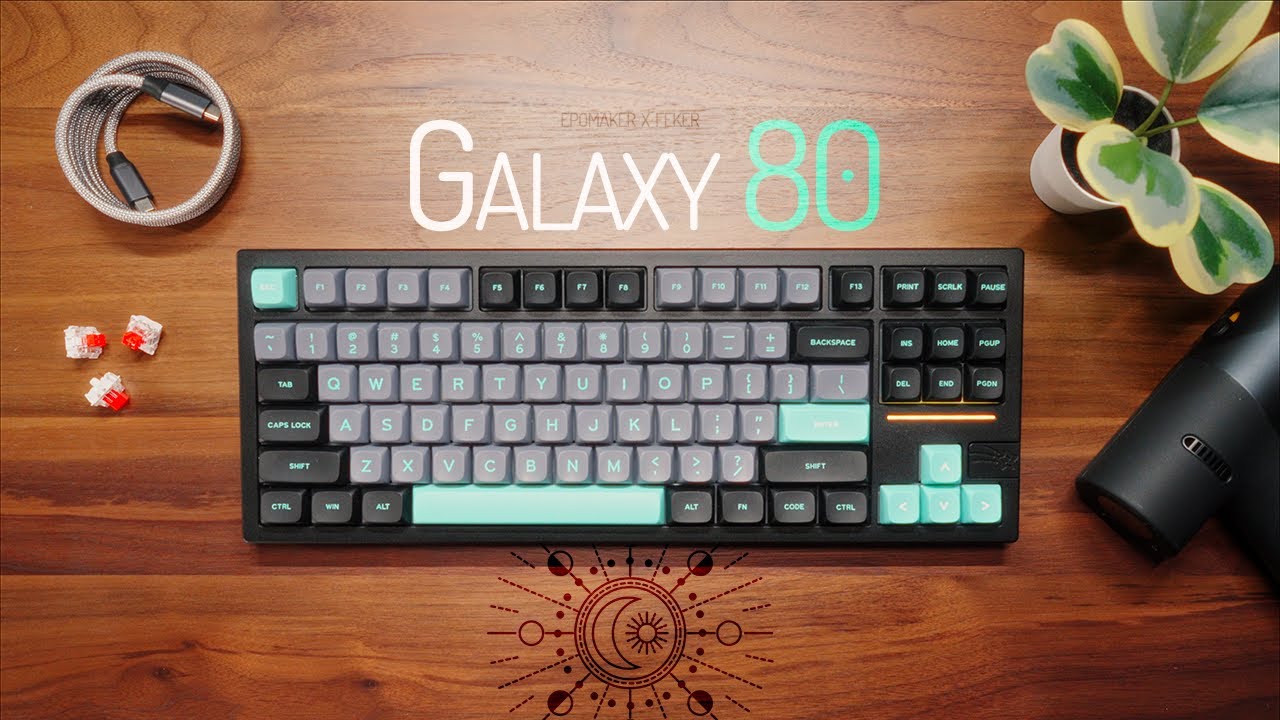 Это как печатать на шариках! Обзор EPOMAKER x Feker Galaxy 80