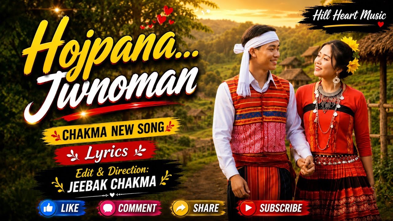 Hojpana,,, Jwnoman (হোজপানা থেবো জনোমান) || New Chakma Song-2026 || Chakma New Romantic Song