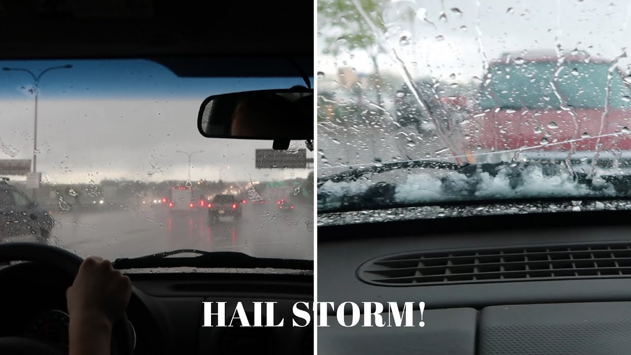 WE GOT STUCK IN A HAIL STORM
