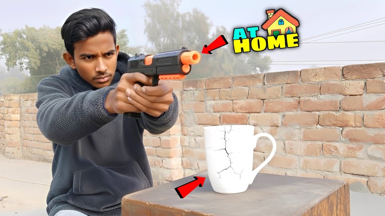 How To Make Balloon🎈Color | घर पर आसानी से बैलून गन कैसे बनाएं🔫😮.