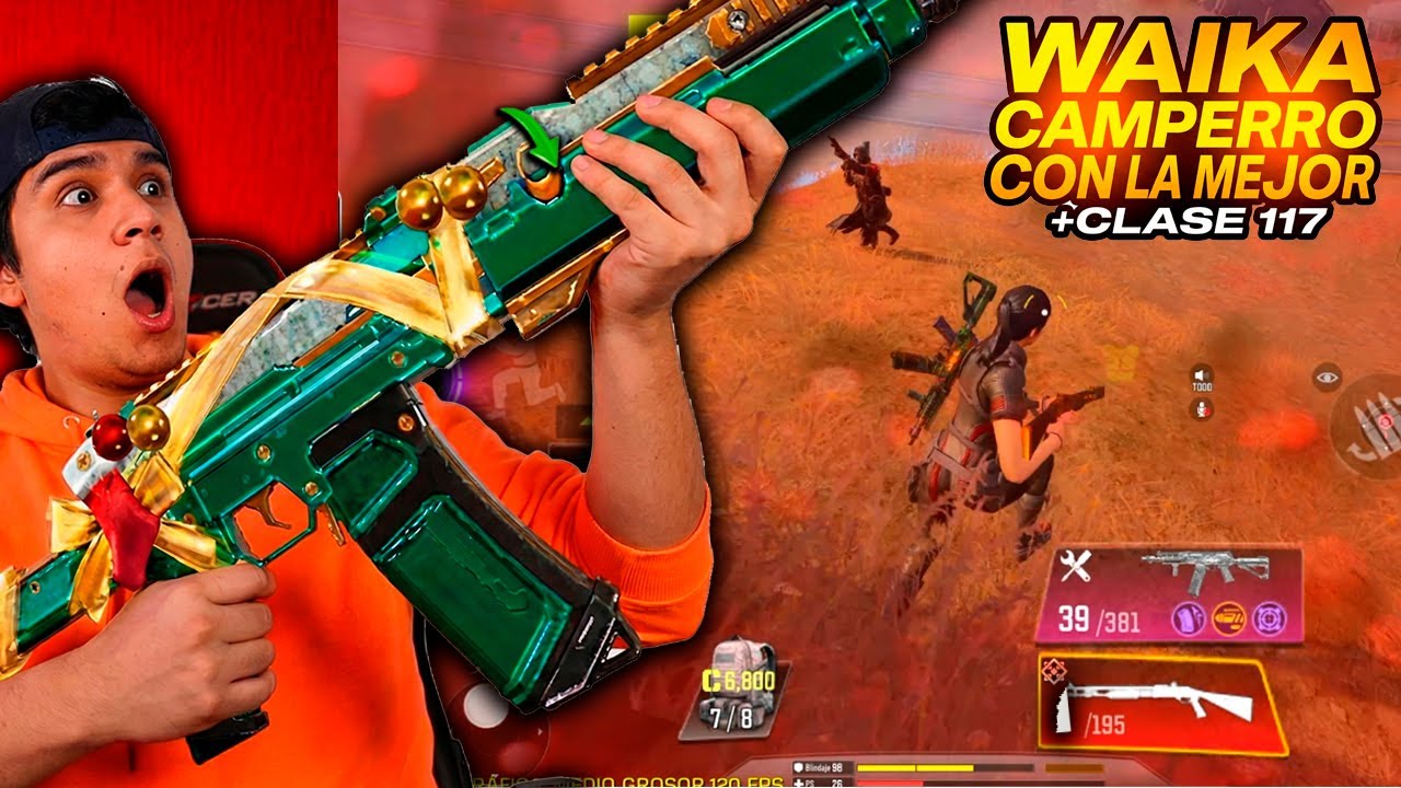 WAIKA el CAMPERO con la mejor CLASE de la AK117 😮  | COD MOBILE