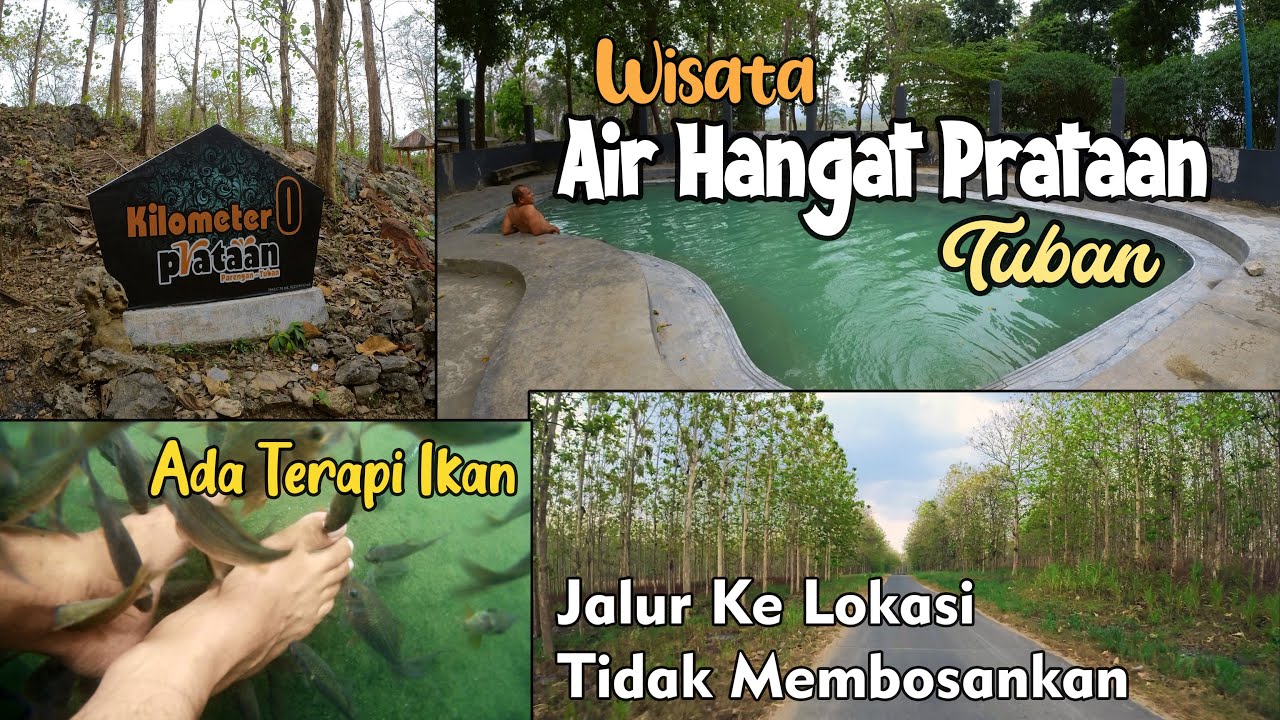 Wisata Prataan Tuban Pemandian Air Hangat Terapi Ikan | Jalur tidak Membosankan