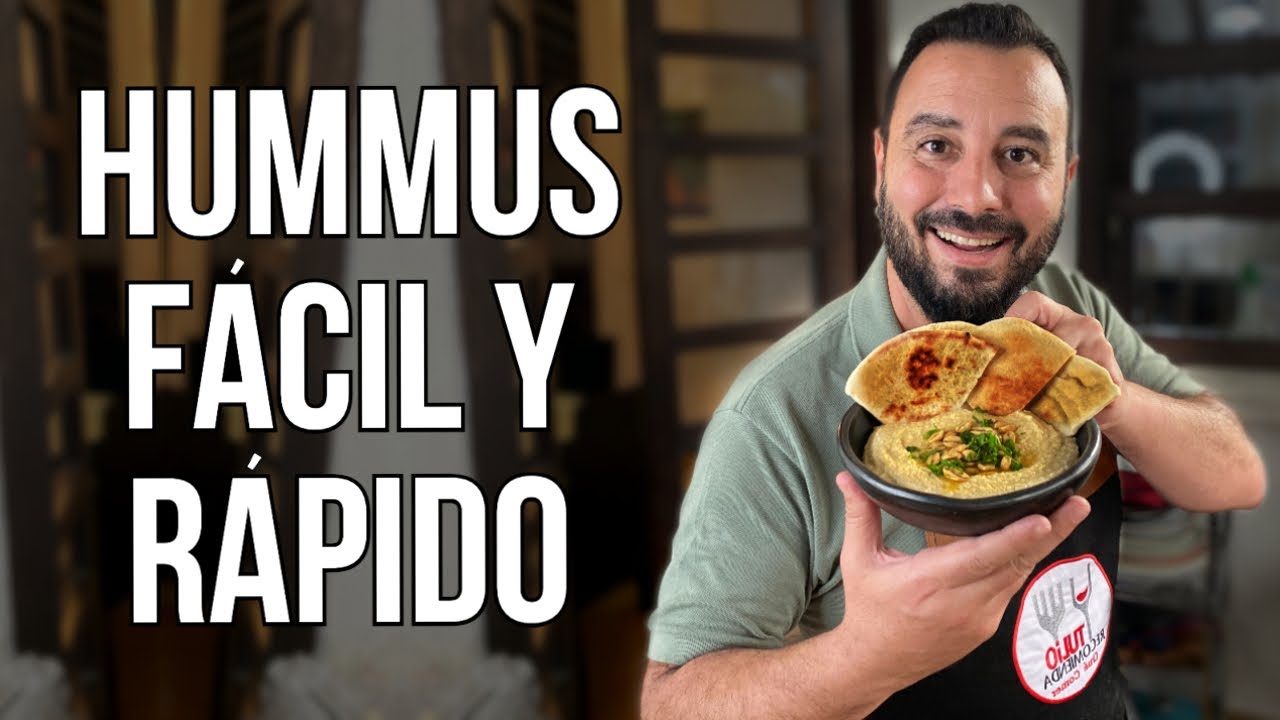 ¡¿Receta de Hummus Casero en minutos?! | Receta Fácil