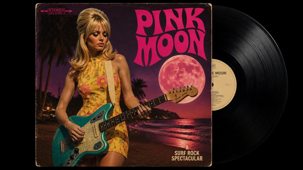 Pink Moon Highway | Lost 1960 Psychedelic Surf Rock Classic