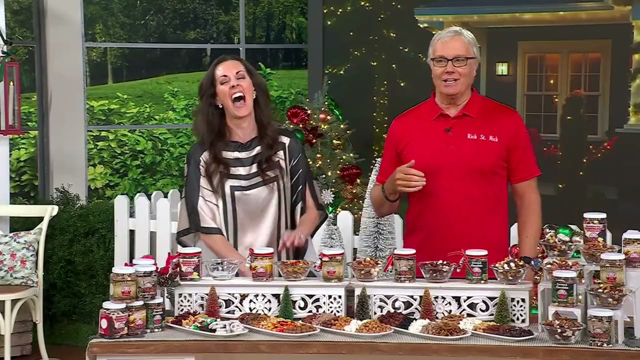 Germack (5) Jar Set Holiday Mini Nut Mixes Assortment on QVC