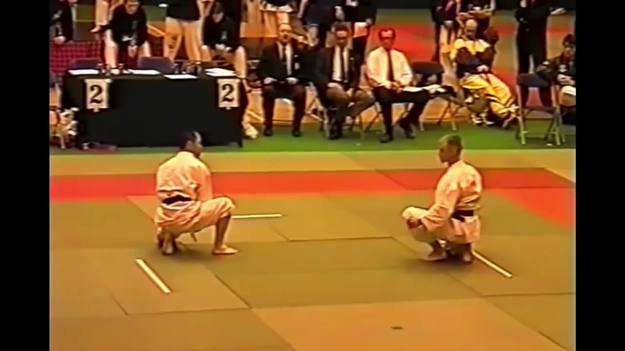 Shingo Ohgami and Robbie Smith Karate Demonstration - Tanto Dori (Formal knife defense)