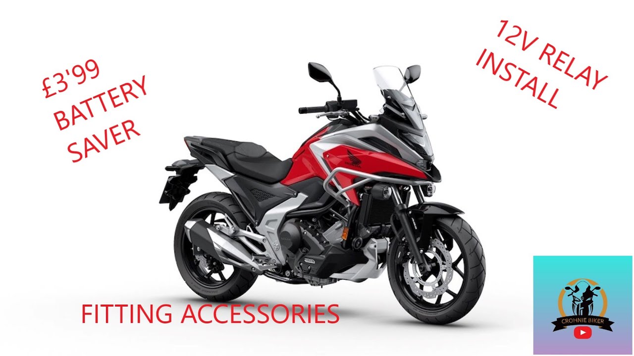 HONDA NC750X  £3.99 Battery Saver!!   INSTALING A 12V RELAY