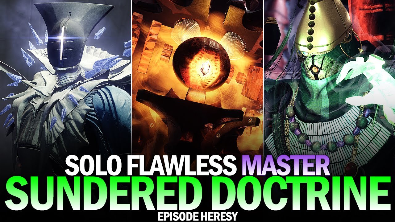 Solo Flawless Master Sundered Doctrine Dungeon [Destiny 2]