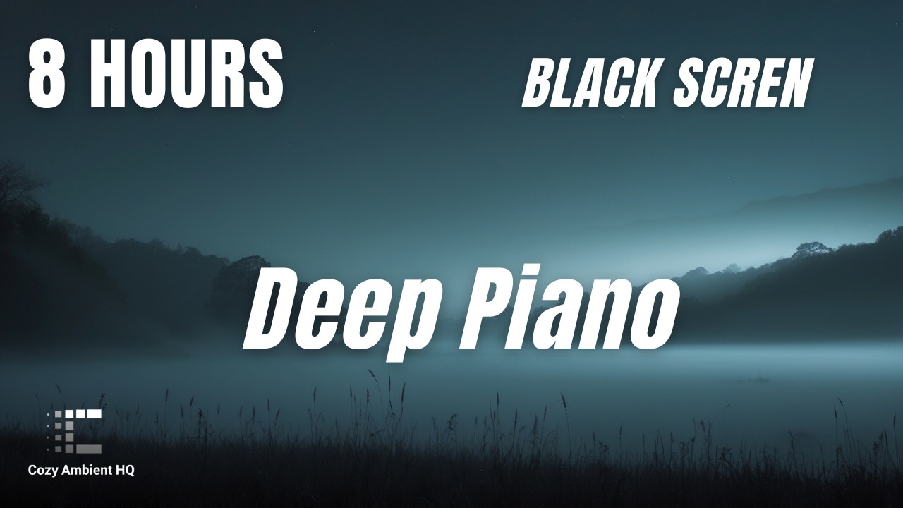 8 HOURS Felt Piano Sleep Loop | Dark Minimal Music for Deep Rest