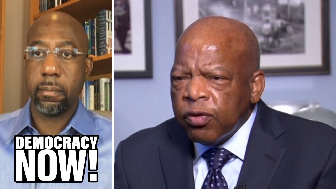 Rev. Warnock of Ebenezer Baptist Church on Legacy of John Lewis & Ongoing Fight for Voting Rights