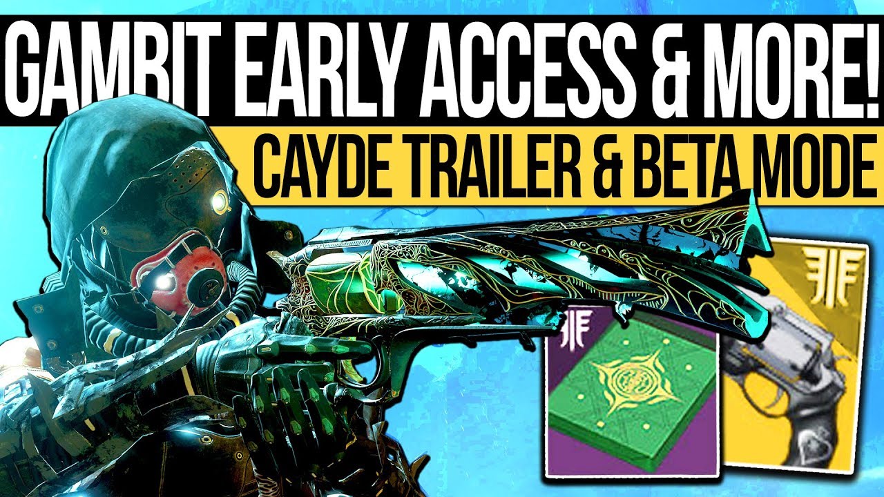 Destiny 2 | FREE GAMBIT DEMO & CAYDE TRAILER! Early Access, Last Stand Reveal, DLC Updates & More