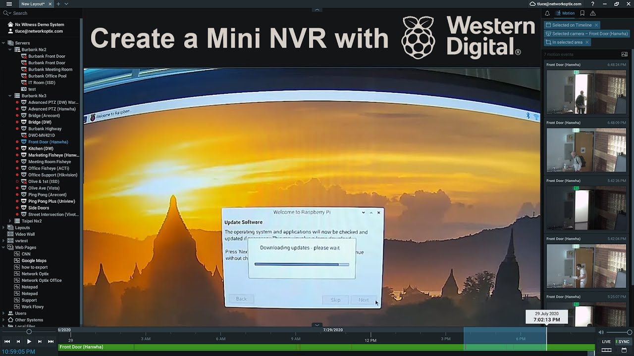 Create a Mini NVR with a Raspberry Pi, Nx Witness, and WD Purple SD Cards