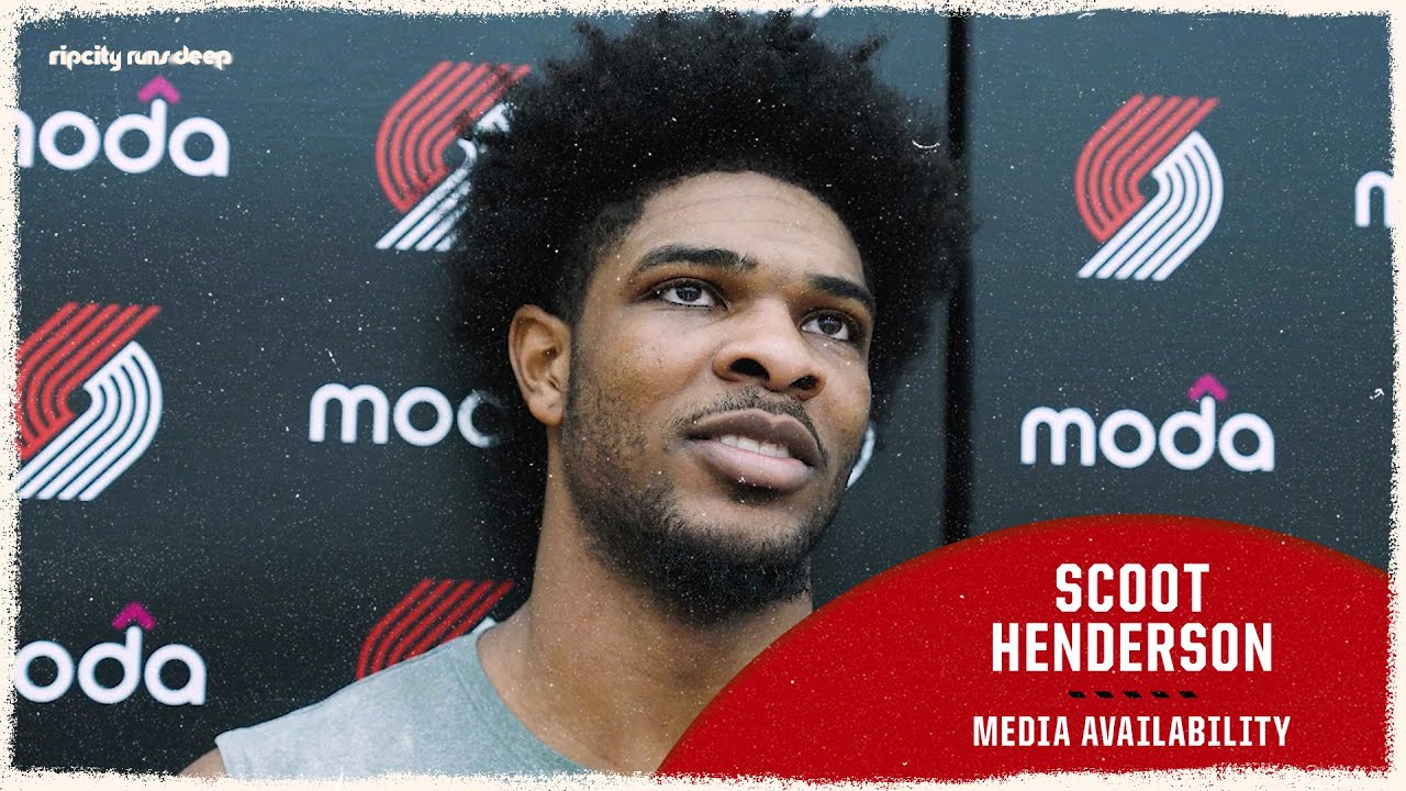 Scoot Henderson Discusses Improvement, Season Debut | Portland Trail Blazers