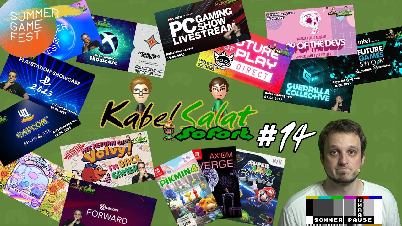 KabelSalat Sofort #14: Sommerpause, Umbaupause und das Summer Game Fest
