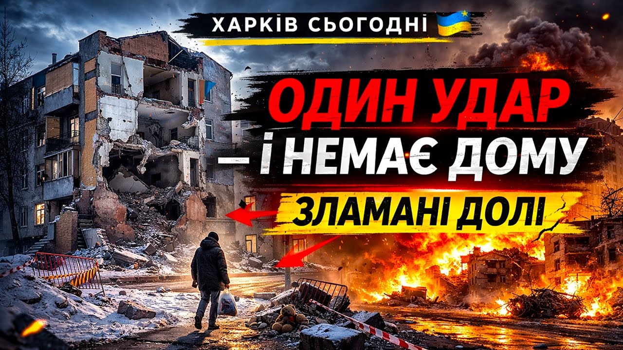 Харків сьогодні: Один удар — і немає дому. Зламані долі. #kharkiv #romansavliuk #харьков 