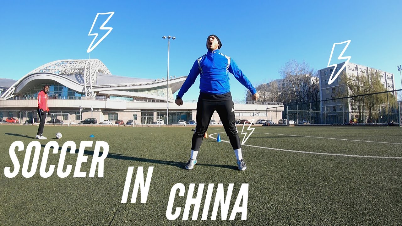 12# حصة تدريبية لكرة القدم فالشينوا|| training football in China ||